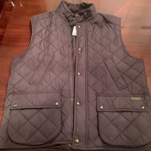 Quilted Polo Vest XL